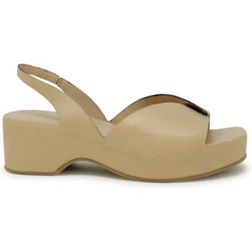 Leather Sandals Ss24 , female, Sizes: 6 UK, 5 1/2 UK - DEL Carlo - Modalova