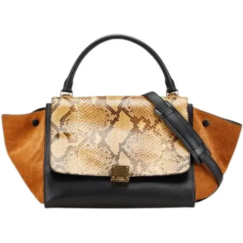 Pre-owned Handbags, female, , Size: ONE SIZE Pre-owned Leather Handbag - Celine Vintage - Modalova