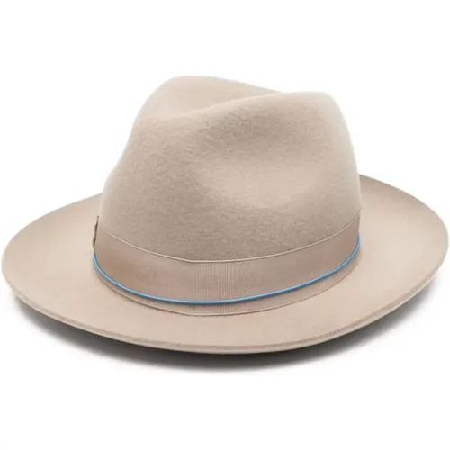 Hats, female, , Size: 57 CM Monica Wool and Cashmere Hat - Borsalino - Modalova