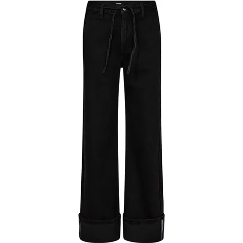 Stilvolle Reverse Anklejeans Hose , Damen, Größe: XS - Co'Couture - Modalova