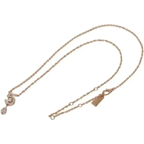 Pre-owned Jewellery, female, , Size: ONE SIZE Pre-owned Rose Gold chanel-jewelry - Chanel Vintage - Modalova