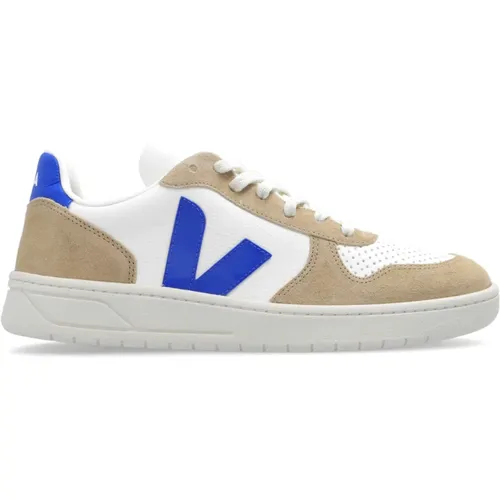 Sneakers, male, , Size: 10 US V-10 Chromefree Leather sneakers - Veja - Modalova