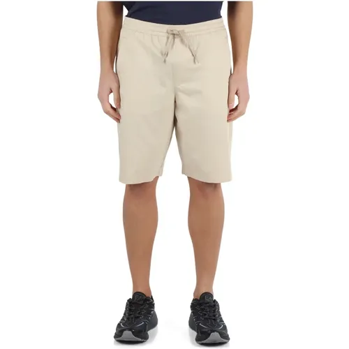 Lyocell and Cotton Bermuda Shorts , male, Sizes: W30, W36 - Armani Exchange - Modalova