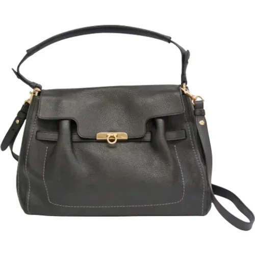 Leather Salvatore Ferragamo Shoulder Bag , female, Sizes: ONE SIZE - Salvatore Ferragamo Pre-owned - Modalova