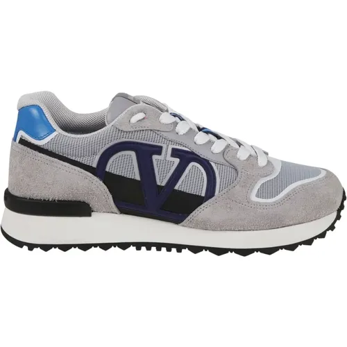 V Logo Sneaker , male, Sizes: 10 UK, 7 UK, 12 UK, 11 UK, 6 UK, 8 UK, 9 UK, 8 1/2 UK, 5 UK, 9 1/2 UK - Valentino Garavani - Modalova