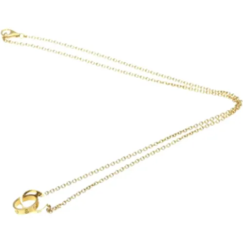 Pre-owned Jewellery, female, , Size: ONE SIZE Pre-owned Rose Gold necklaces - Cartier Vintage - Modalova