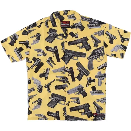 Arsenal Beach Shirt - Kurzarm Streetwear , Herren, Größe: S - Propaganda - Modalova