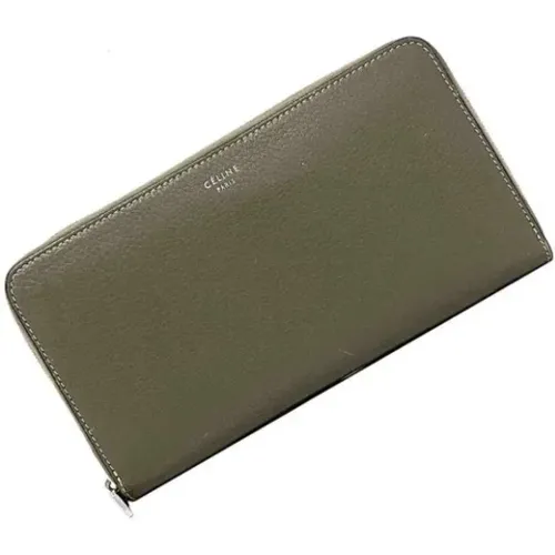 Pre-owned Wallets, female, , Size: ONE SIZE Pre-owned Leather wallets - Celine Vintage - Modalova