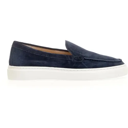 Suede Loafer Rubber Sole , female, Sizes: 2 UK, 3 1/2 UK, 3 UK, 4 1/2 UK, 7 UK - Doucal's - Modalova