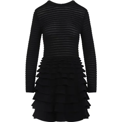 Mini Strickkleid in Schwarz - Valentino - Modalova