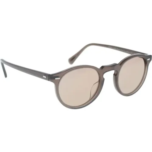 Iconic Gregory Peck Mirror Sunglasses , unisex, Sizes: 47 MM - Oliver Peoples - Modalova
