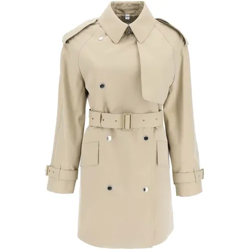 Trench Coats, female, , Size: XS Midi Trench Coat - Burberry - Modalova