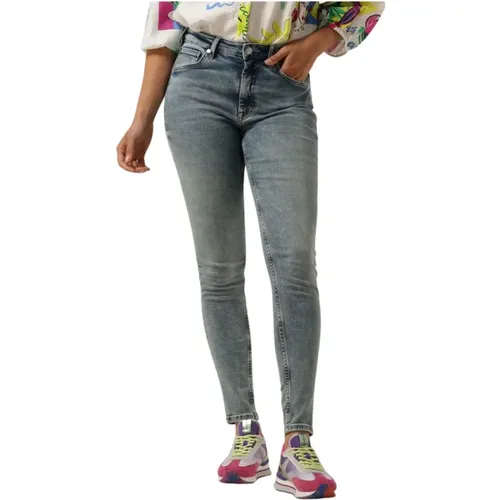 High Rise Skinny Jeans , Damen, Größe: W25 L32 - Scotch & Soda - Modalova