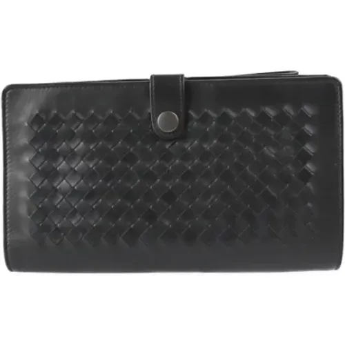 Pre-owned Clutches, female, , Size: ONE SIZE Pre-owned Leather wallets - Bottega Veneta Vintage - Modalova