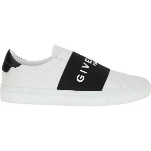 Sneakers, female, , Size: 7 1/2 US Slip-On Leather Sneakers - Givenchy - Modalova