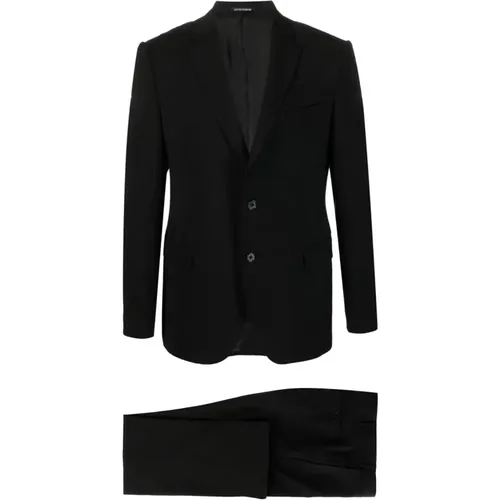 Classic Wool Suit Set , male, Sizes: L, XL - Emporio Armani - Modalova