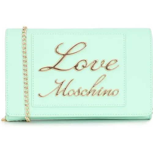Mint Shoulder Bag , female, Sizes: ONE SIZE - Love Moschino - Modalova