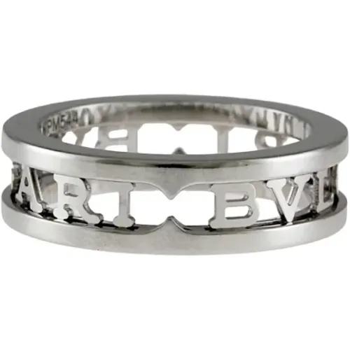 Pre-owned Jewellery, unisex, , Size: ONE SIZE Pre-owned White Gold rings - Bvlgari Vintage - Modalova