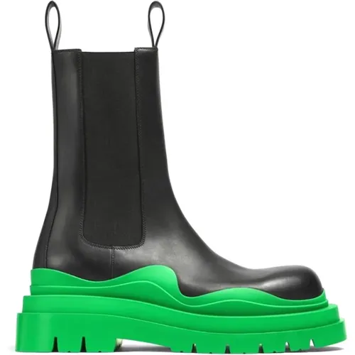 Elegant Leather Boot , female, Sizes: 4 UK, 7 UK, 3 UK, 4 1/2 UK, 6 1/2 UK, 6 UK, 8 UK - Bottega Veneta - Modalova