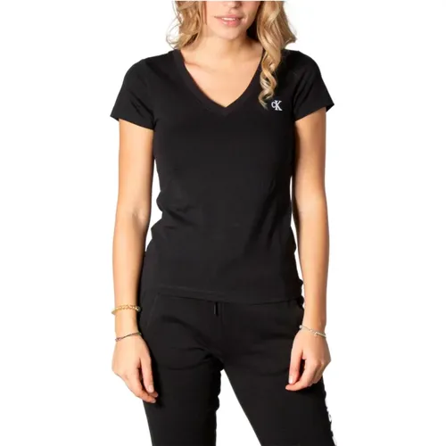 Short Sleeve Shirts , female, Sizes: 2XS, XS - Calvin Klein Jeans - Modalova