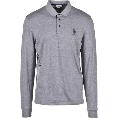 Polo-Shirt aus Baumwollmischung , Herren, Größe: L - U.S. Polo Assn. - Modalova