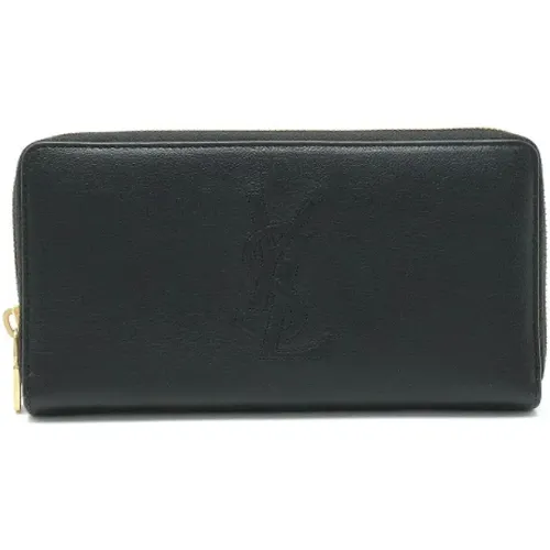 Pre-owned Wallets, female, , Size: ONE SIZE Pre-owned Leather wallets - Yves Saint Laurent Vintage - Modalova