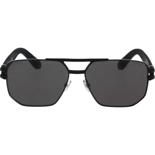 Stilvolle Sonnenbrille mit einheitlichen Gläsern , Herren, Größe: 61 MM - Philipp Plein - Modalova