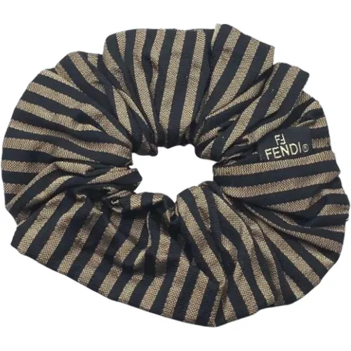 Pre-owned Accessories, female, , Size: ONE SIZE Pre-owned Canvas hair-accessories - Fendi Vintage - Modalova