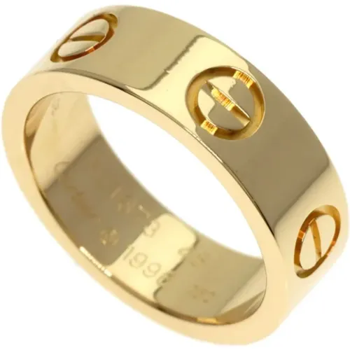 Pre-owned Gold rings , female, Sizes: ONE SIZE - Cartier Vintage - Modalova