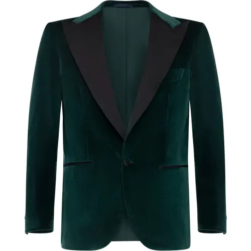 Blazers, male, , Size: L Red Carpet Jacket - Franzese Collection - Modalova