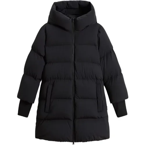 Down Jackets, female, , Size: S Down Coat Water-Repellent Wind-Resistant - Woolrich - Modalova