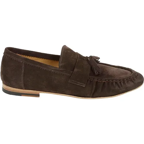 Suede Leather Loafer Moccasin , male, Sizes: 8 1/2 UK, 9 UK, 6 UK, 9 1/2 UK, 8 UK, 10 UK - Sturlini - Modalova