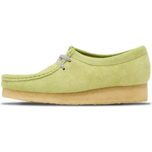 Originals Wallabee Wildlederschuhe , Damen, Größe: 38 EU - Clarks - Modalova