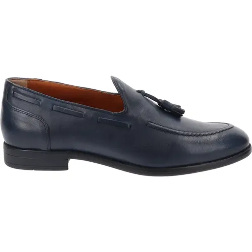 Loafers, male, , Size: 8 US Men's Leather Loafers - Nerogiardini - Modalova