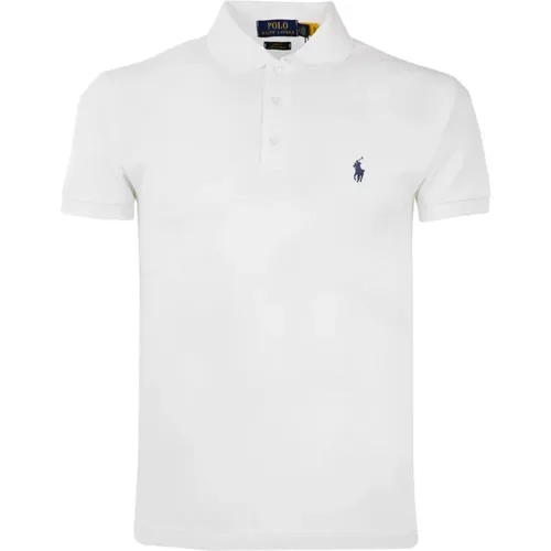 Klassisches Logo Polo Shirt Weiß , Herren, Größe: 2XL - Ralph Lauren - Modalova