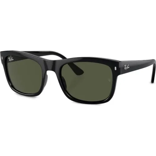 Schwarze Sonnenbrille mit Originalzubehör , unisex, Größe: 56 MM - Ray-Ban - Modalova