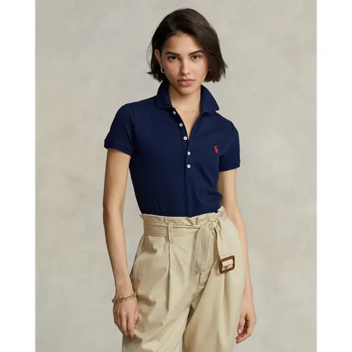 Slim Fit Polo Shirt , Damen, Größe: S - Ralph Lauren - Modalova