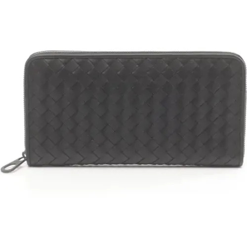 Pre-owned Leather wallets , female, Sizes: ONE SIZE - Bottega Veneta Vintage - Modalova