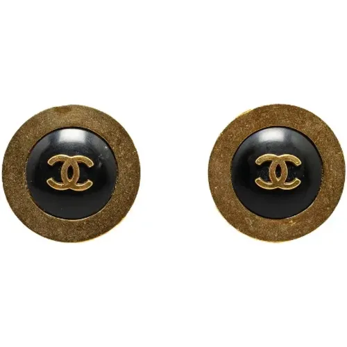 Pre-owned Metal earrings , female, Sizes: ONE SIZE - Chanel Vintage - Modalova