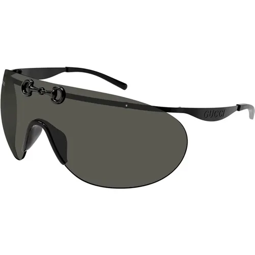 Sporty Mask Sunglasses Gg1656S 001 , unisex, Sizes: ONE SIZE - Gucci - Modalova