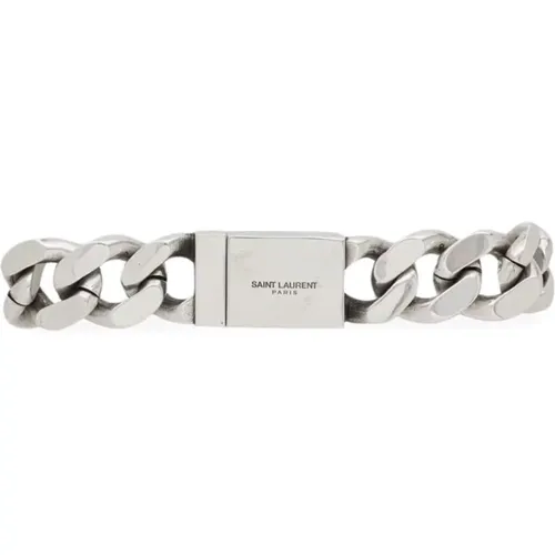 Graues Bijoux Armband - Auffälliges Modeacire , Herren, Größe: M - Saint Laurent - Modalova