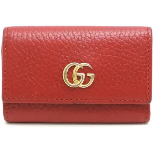 Pre-owned Accessories, female, , Size: ONE SIZE Pre-owned Leather key-holders - Gucci Vintage - Modalova