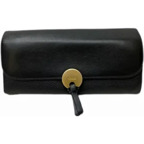 Pre-owned Wallets, female, , Size: ONE SIZE Pre-owned Leather wallets - Chloé Pre-owned - Modalova