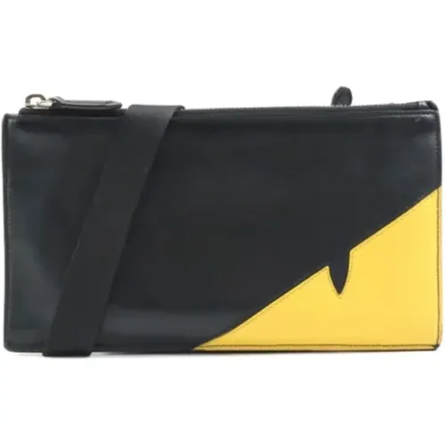 Pre-owned Cross Body Bags, female, , Size: ONE SIZE Pre-owned Canvas shoulder-bags - Fendi Vintage - Modalova