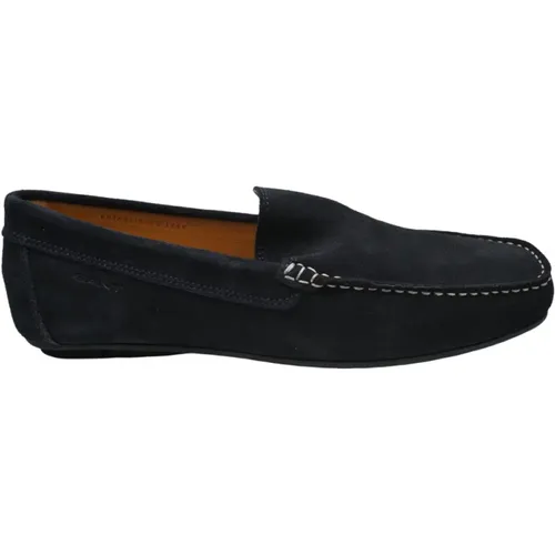 Silky Suede Marine Moccasins , male, Sizes: 12 UK - Gant - Modalova