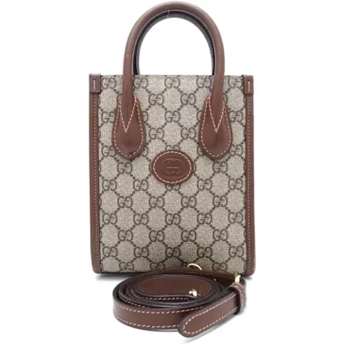 Pre-owned Canvas gucci-bags , female, Sizes: ONE SIZE - Gucci Vintage - Modalova