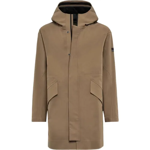 Technischer Stoff B Tech Parka , Herren, Größe: M - Boggi Milano - Modalova