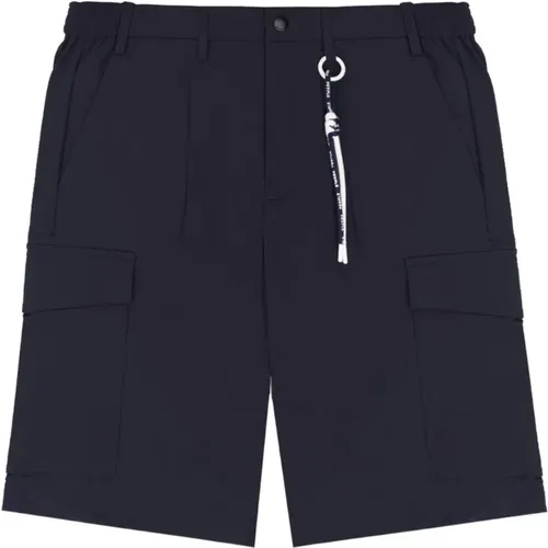 Blaue Shorts für Urbanen Stil , Herren, Größe: XL - People of Shibuya - Modalova