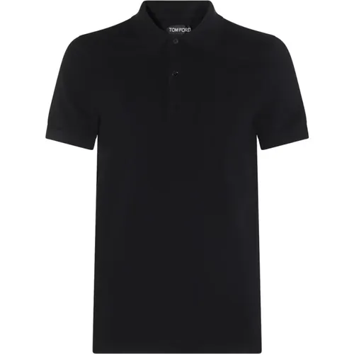Schwarze T-Shirts und Polos - Stil/Modell Name , Herren, Größe: L - Tom Ford - Modalova