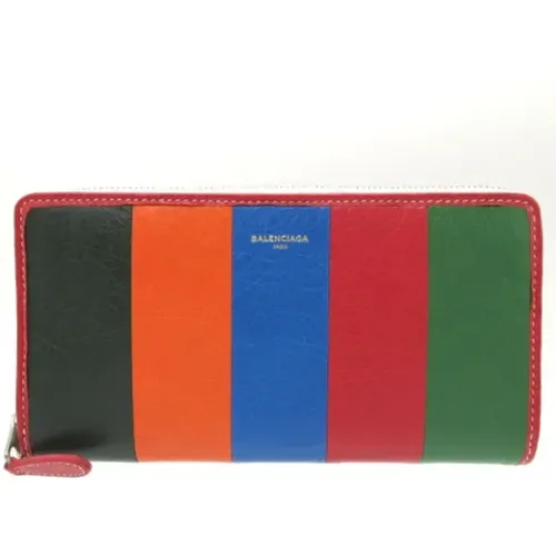 Pre-owned Wallets, female, , Size: ONE SIZE Pre-owned Leather wallets - Balenciaga Vintage - Modalova